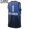 Dres All-Star 2023 Team 1 Zion Williamson 1 Nike Plava Swingman - Dječji